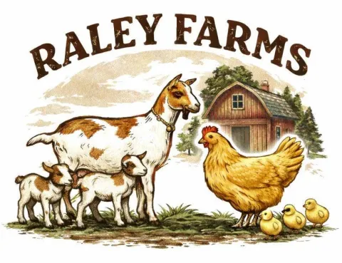 Raley Farms logo with assorted farm animals
